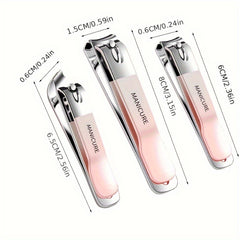 Nail Clippers Fingernail & Toenail Cutter Manicure Tool