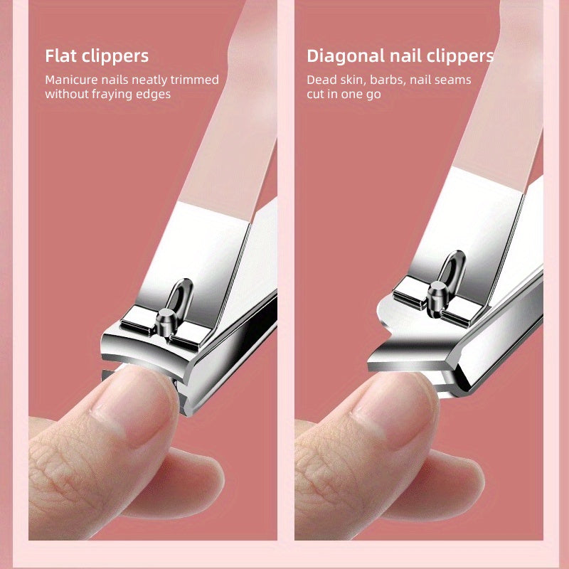 Nail Clippers Fingernail & Toenail Cutter Manicure Tool