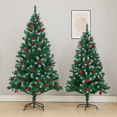 Encrypted PVC Christmas Tree with Metal Stand - Home Office Party Decor