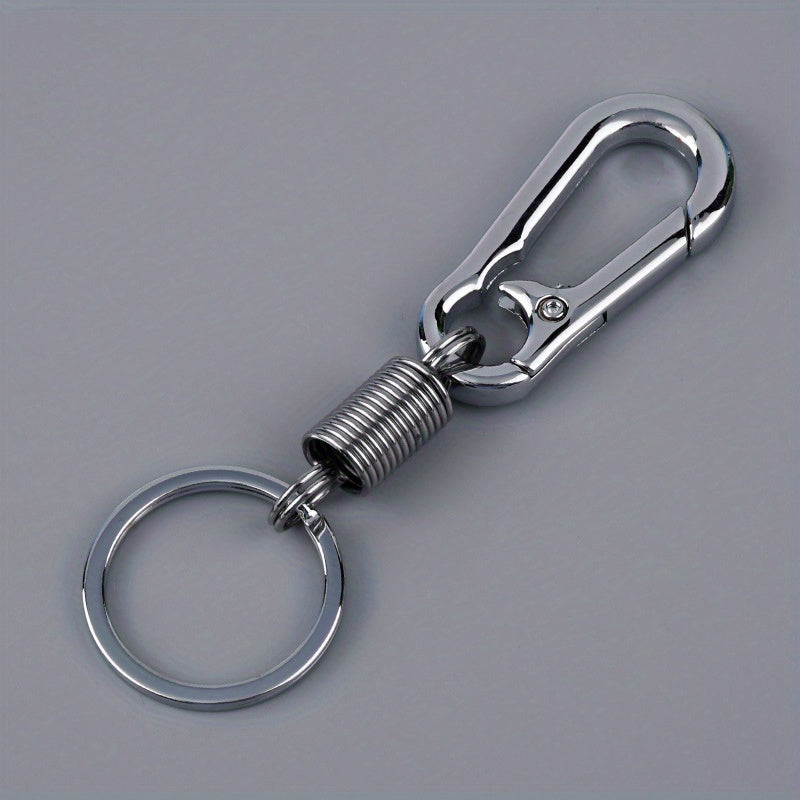 10pcs Mountaineering Buckle Spring Ring Keychain Backpack Small Gift