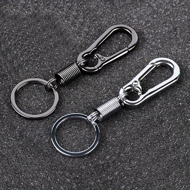 10pcs Mountaineering Buckle Spring Ring Keychain Backpack Small Gift