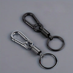 10pcs Mountaineering Buckle Spring Ring Keychain Backpack Small Gift