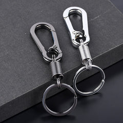 10pcs Mountaineering Buckle Spring Ring Keychain Backpack Small Gift
