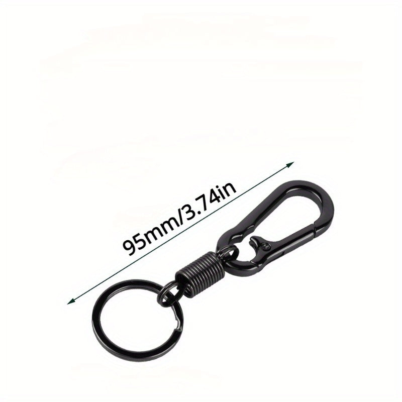 10pcs Mountaineering Buckle Spring Ring Keychain Backpack Small Gift