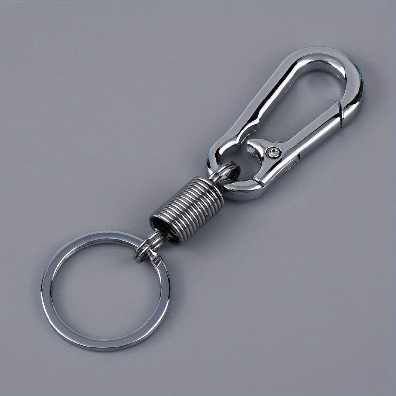 10pcs Mountaineering Buckle Spring Ring Keychain Backpack Small Gift