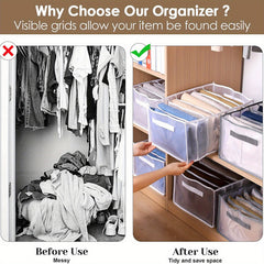 Mesh Leggings Box Drawer Organizer for Clothes Underwear Towels Books Toys