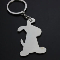 Poodle Dog Bone Key Chain Cute Car Key Pendant