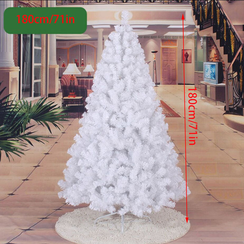 6ft PVC Christmas Tree with Metal Stand