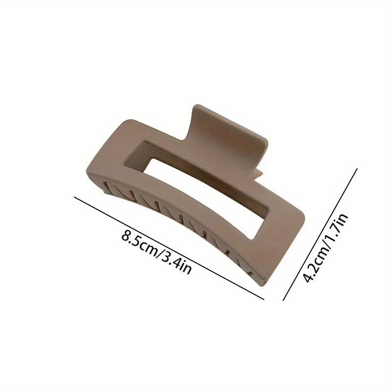 Large Hair Claw Clip Hollow Square Non-slip Hair Clip Women Girls Daily Party