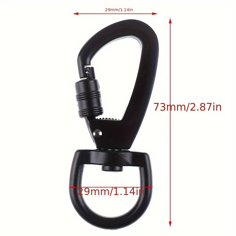 D Buckle Swivel Ring Multi-functional Keychain