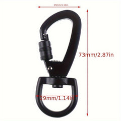 D Buckle Swivel Ring Multi-functional Keychain
