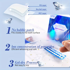 Teeth Whitening Strips Non Sensitive - Brighten, Cleanse, Bleach