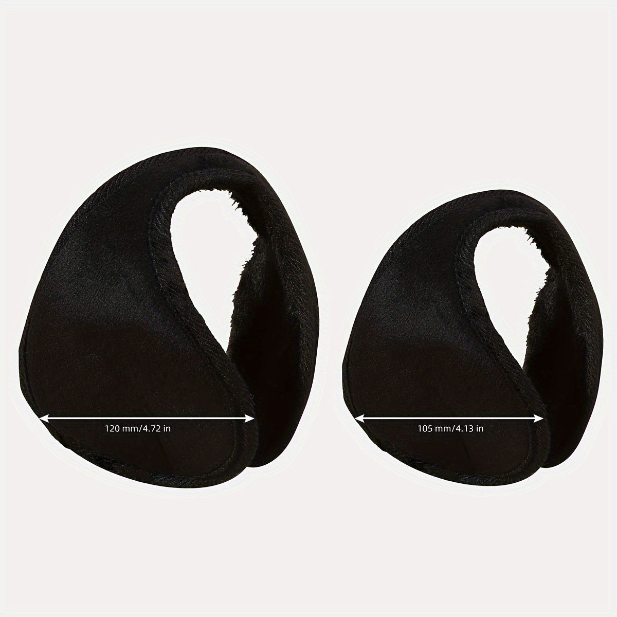Men's Solid Plush Earmuffs Winter Accessories