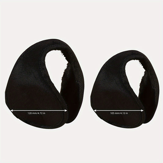 Men's Solid Plush Earmuffs Winter Accessories