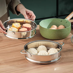 Stainless Steel Steamer Rack for Home Steaming - Functional Design