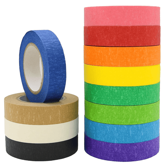 8pcs Rainbow Painter's Tape Children's Art Supplies 1 Masking Tape Small Size