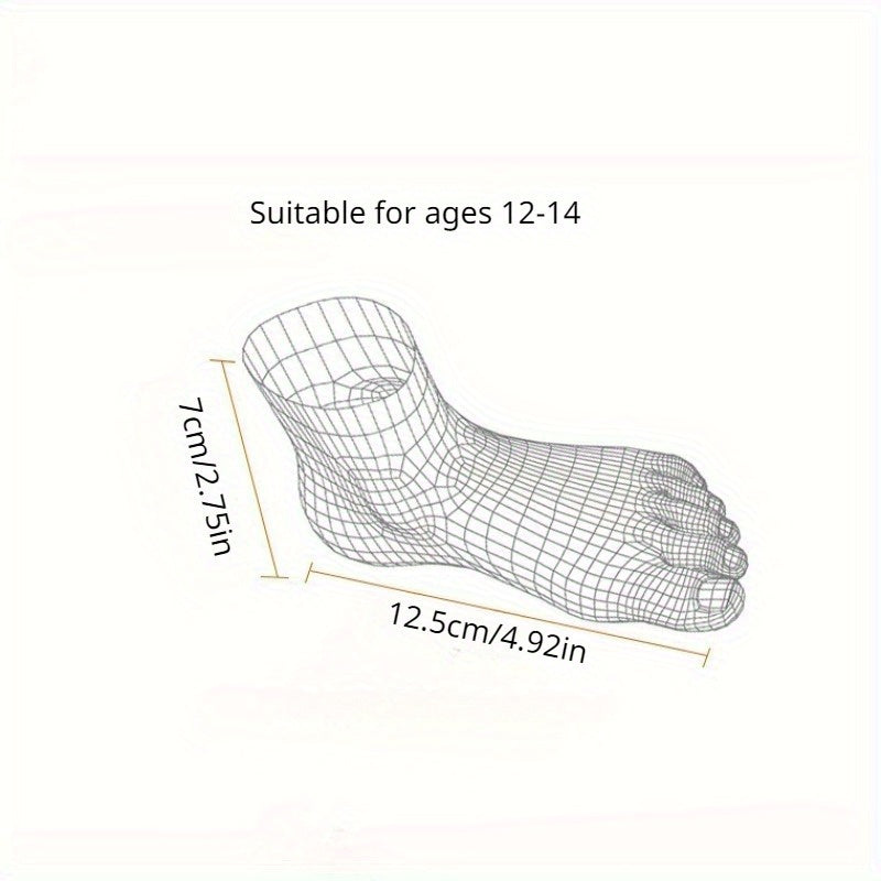 Kids' Bear Five Toes Short Cotton Sports Socks