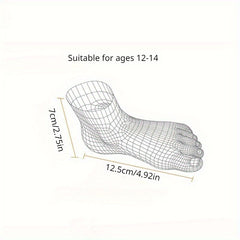 Kids' Bear Five Toes Short Cotton Sports Socks