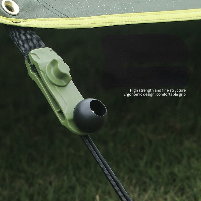 2pcs Outdoor Elastic Tie Rope Bungee Cord Tarp Canopy Strap