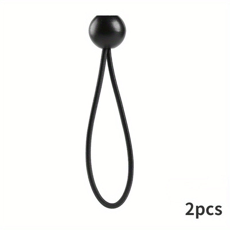 2pcs Outdoor Elastic Tie Rope Bungee Cord Tarp Canopy Strap