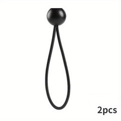 2pcs Outdoor Elastic Tie Rope Bungee Cord Tarp Canopy Strap