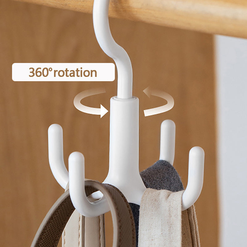 5pcs Garage Storage Hook Hanger 360 Rotatable Organizer