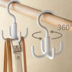 5pcs Garage Storage Hook Hanger 360 Rotatable Organizer