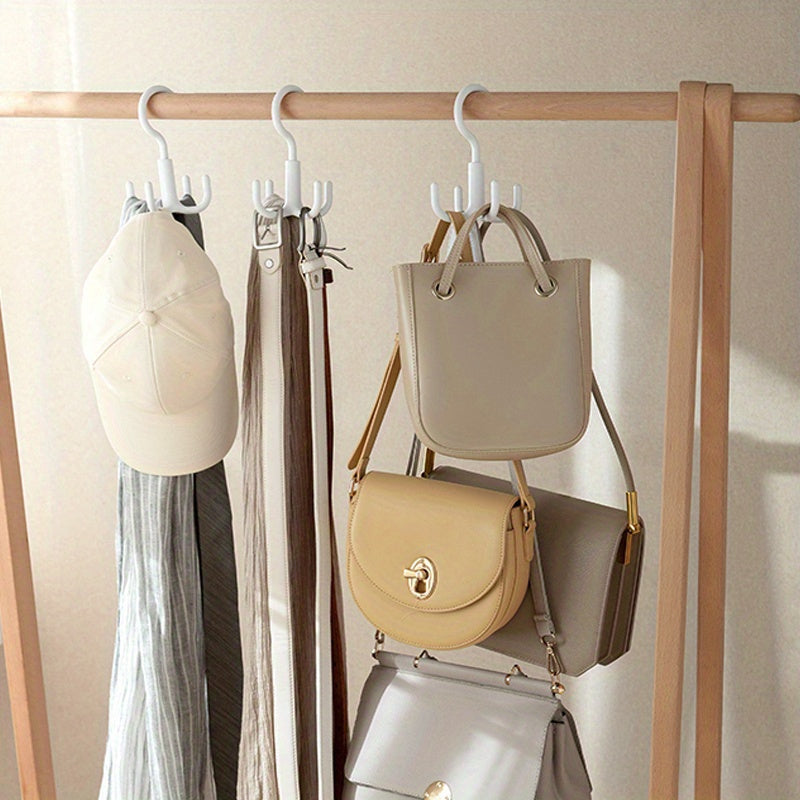 5pcs Garage Storage Hook Hanger 360 Rotatable Organizer