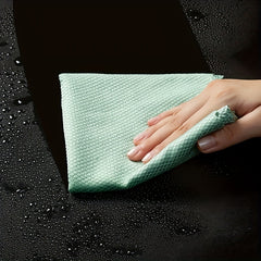 10pcs Glass Cleaning Towels Absorbent Kitchen Towel Glass Wiping Cloth