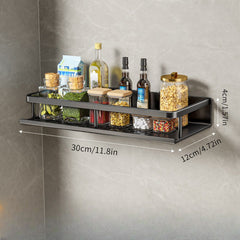 Multifunctional Kitchen Rack Seasoning Storage Shelf Wall Mounted