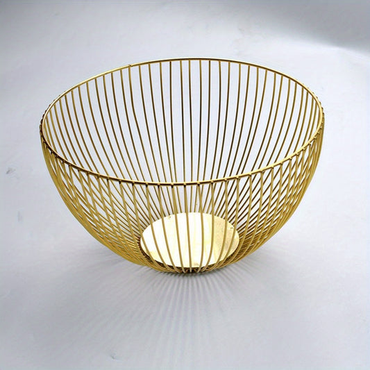 Iron Fruit Plate Fruit Basket Storage Basket Home Decor