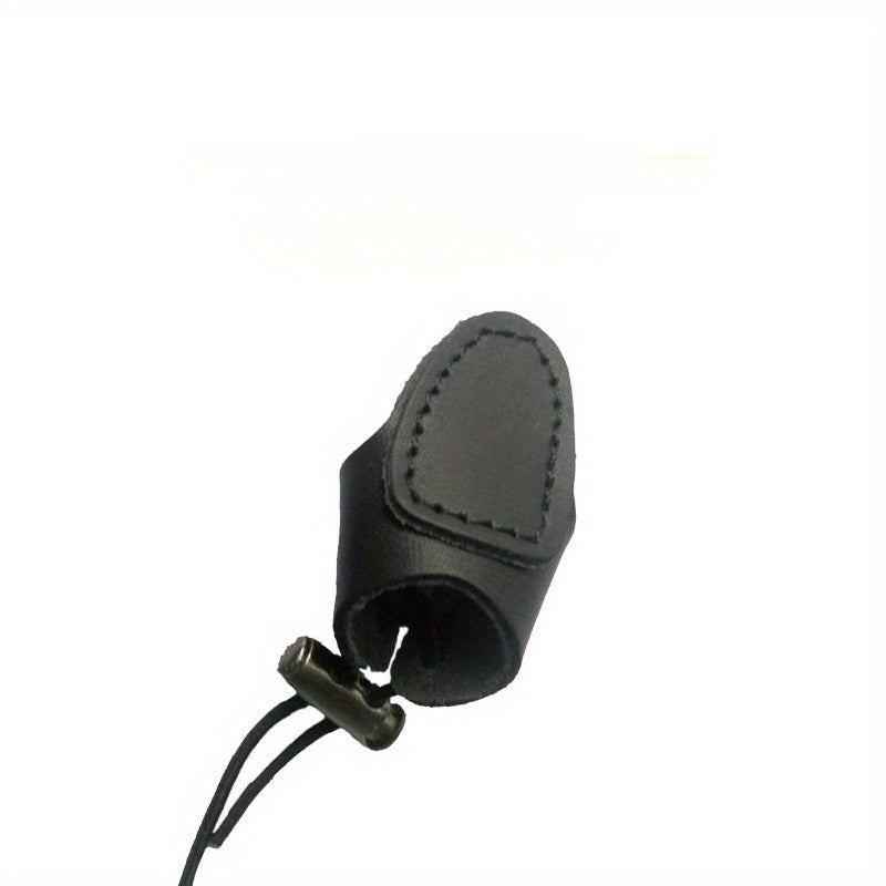 2pcs Cowhide Thumb Ring Finger Tabs For Recurve Bow Longbow