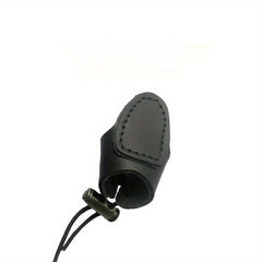 2pcs Cowhide Thumb Ring Finger Tabs For Recurve Bow Longbow