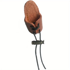 2pcs Cowhide Thumb Ring Finger Tabs For Recurve Bow Longbow