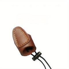 2pcs Cowhide Thumb Ring Finger Tabs For Recurve Bow Longbow