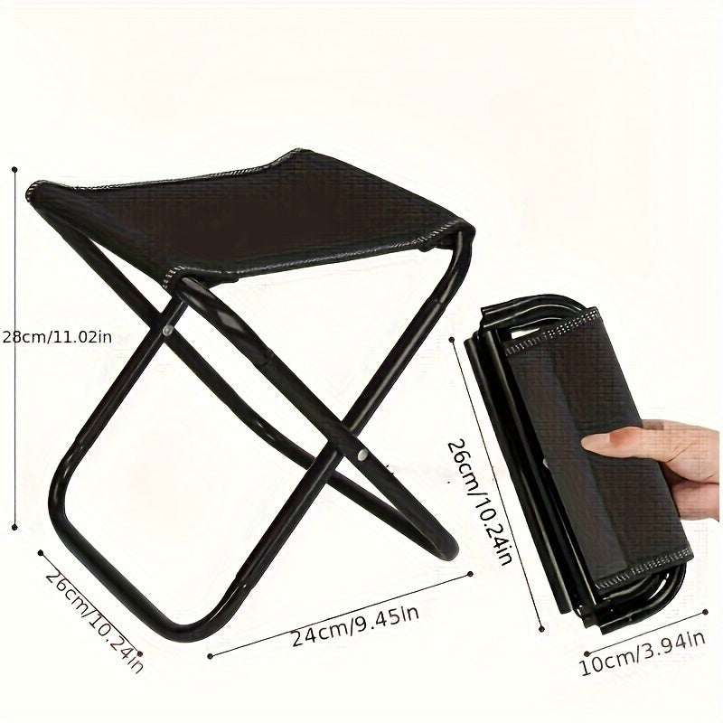 Portable Folding Camping Stool - Compact & Portable for Outdoor Activities