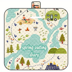 Waterproof Picnic Mat Sandproof Folding Mat for Picnic Beach