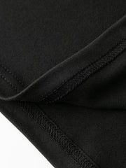 Plus Size Lounge Dress Women's Plus Art Letter & Floral Print Long Sleeve