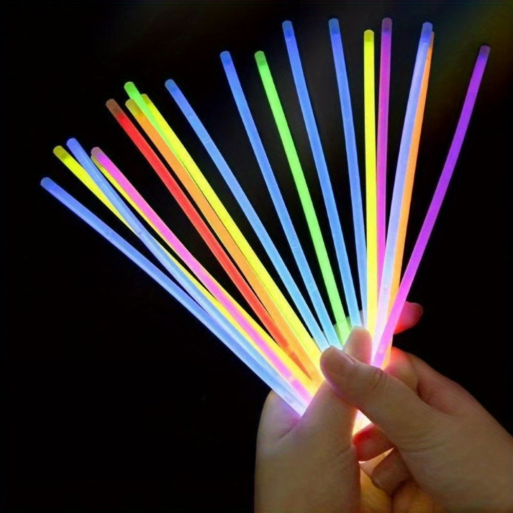 100pcs Glow Sticks Neon Party Decorations Glow Necklaces
