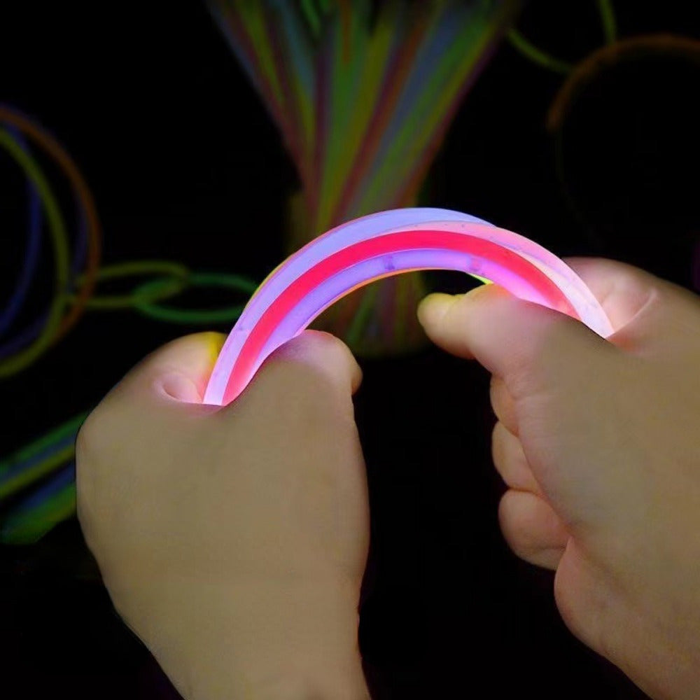 100pcs Glow Sticks Neon Party Decorations Glow Necklaces