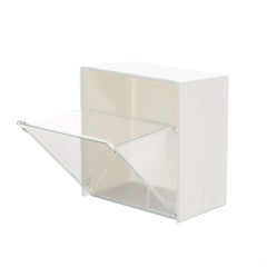 Plastic Wall Mounted Storage Box Cotton Pad Dispenser Organizer