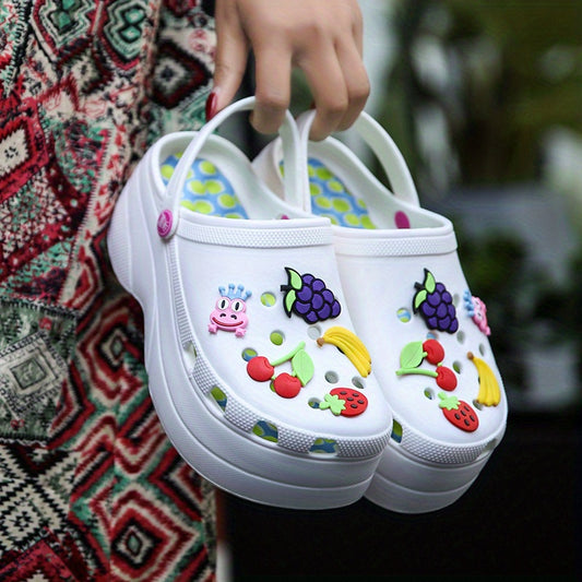 Women's Thick Bottom Hole Shoes Comfortable Outdoor Sandals