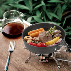 Portable Large Frying Pan for Outdoor Camping