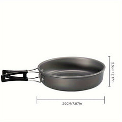 Portable Large Frying Pan for Outdoor Camping
