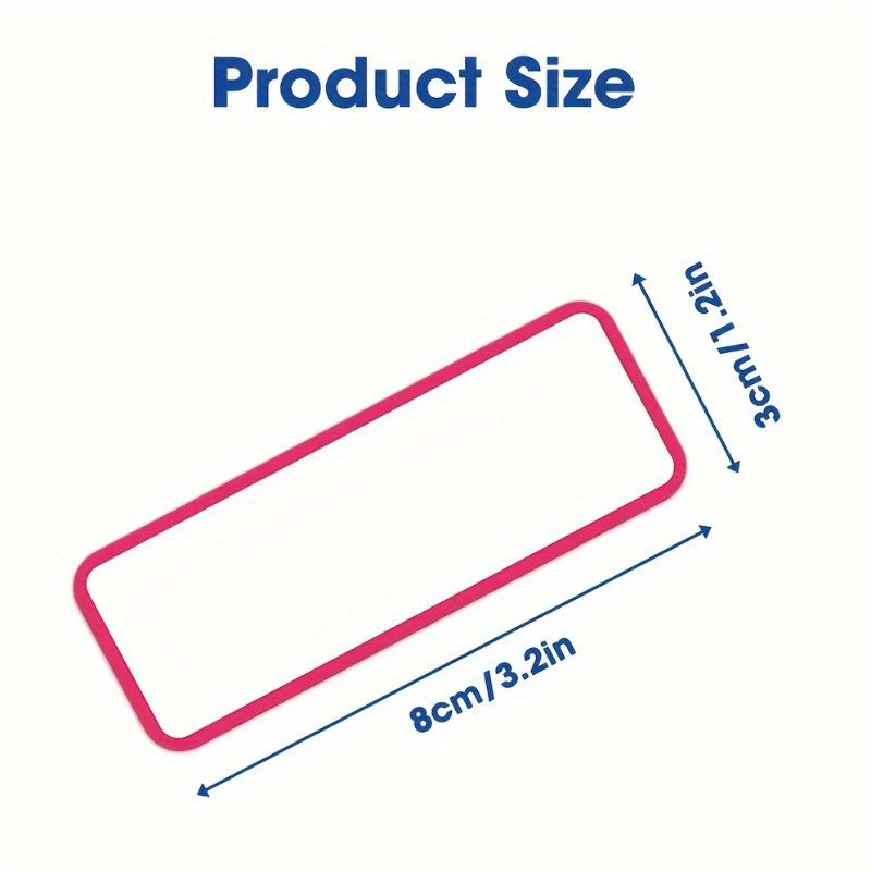 20PCS Magnetic Dry Erase Labels Name Plate Tags Writable Magnet Sheets