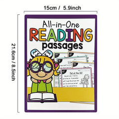 English Phonics Workbook for Kids - Colorful Sentence Training Book