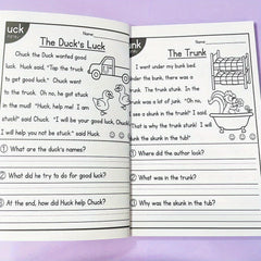 English Phonics Workbook for Kids - Colorful Sentence Training Book