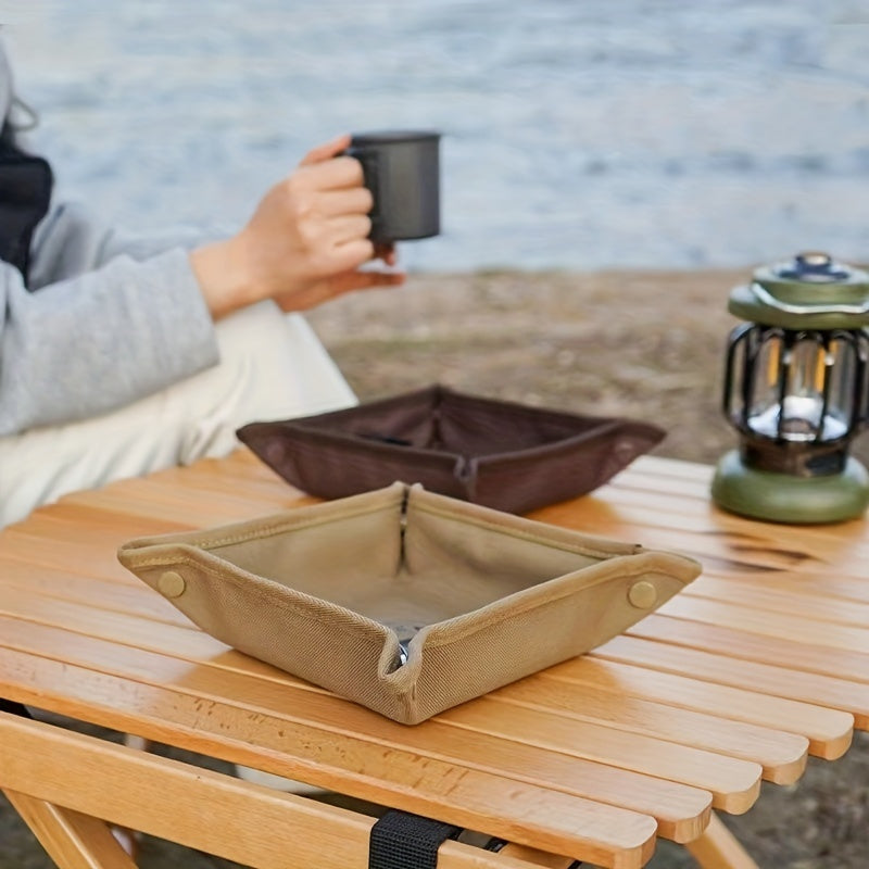 Portable Camping Organizer Tray Home Travel Storage Box