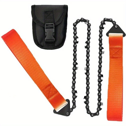 Pocket Chainsaw Heavy Duty Steel Hand Chainsaw Outdoor Survival Camping Tool