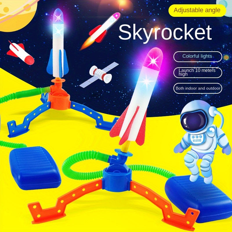 Outdoor Ejection Flying Rocket Early Educational Toy
